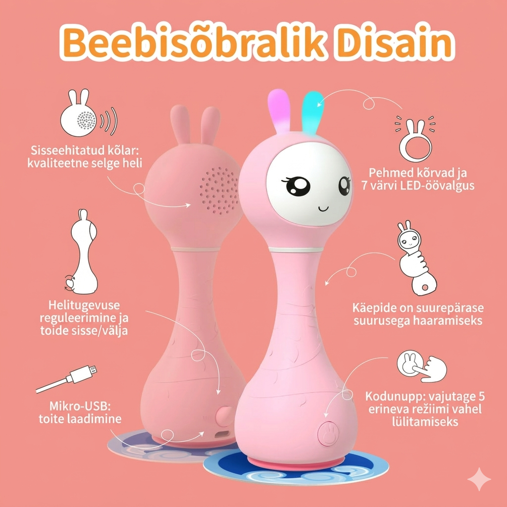 Interaktiivne Mänguasi Alilo Jänes